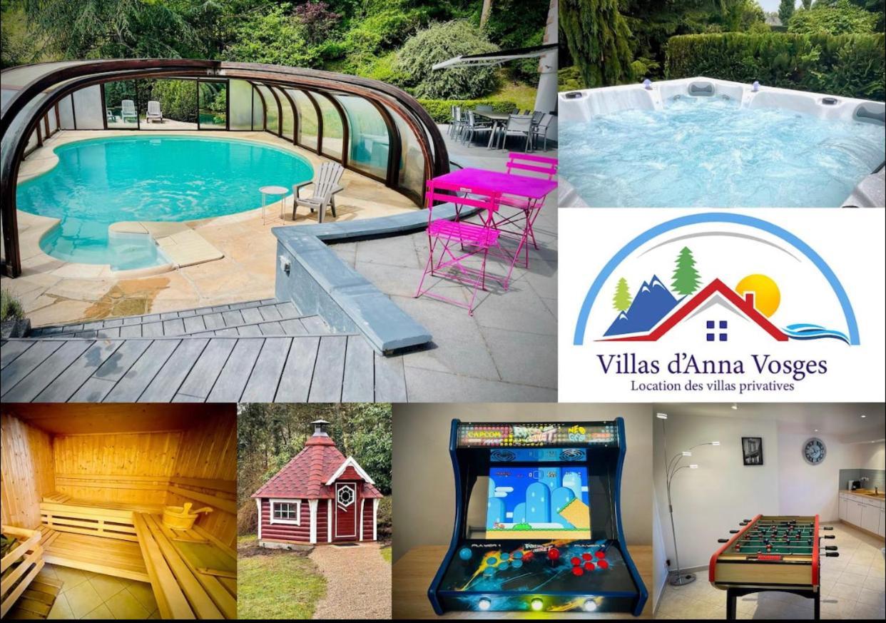Villa 250M2 Avec Piscine Chauffee & Spa & Kota-Grill & Sauna Saint-Die-des-Vosges Екстериор снимка